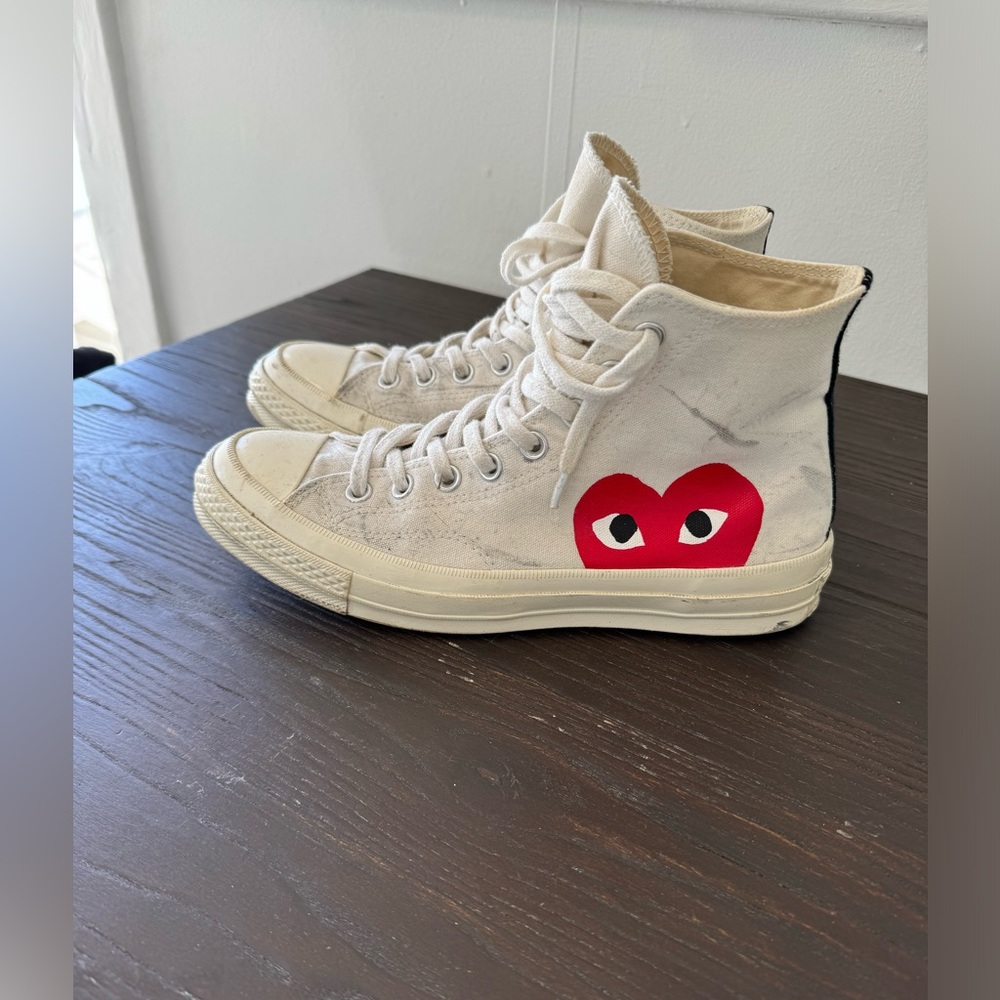 Comme des Garçons PLAY and Converse, Hidden Heart Men’s Size 7
